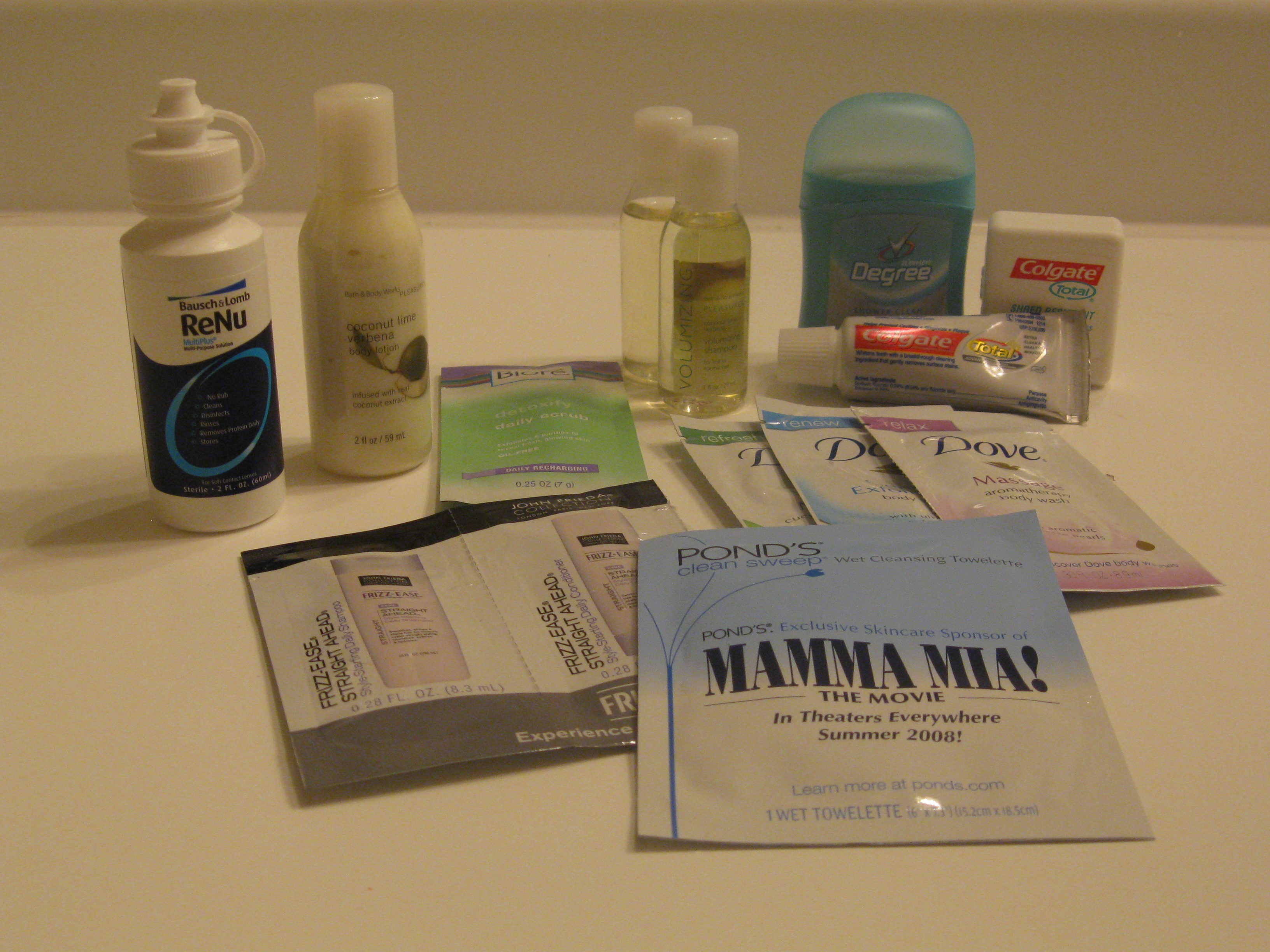 toiletries