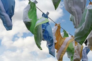 Drying diapers